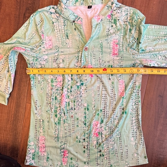 ❤️Chic Mint Green Button Down Shirt - Picture 8 of 8